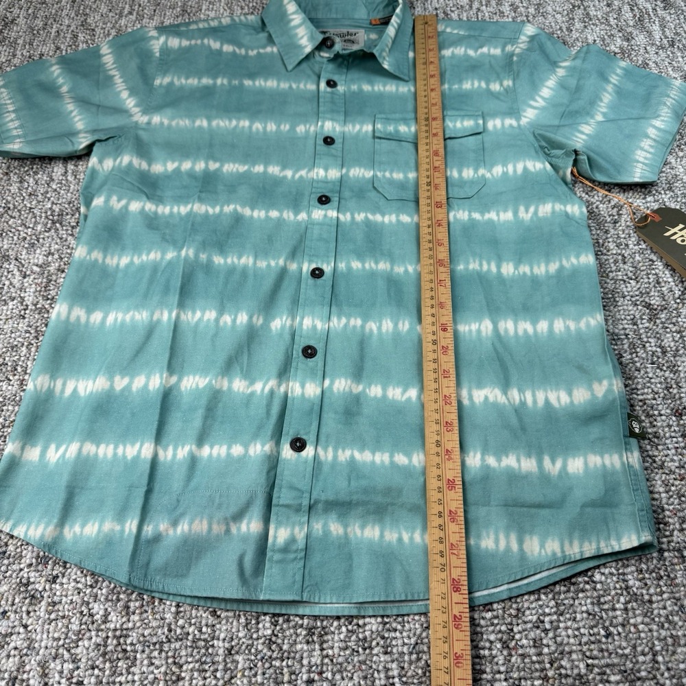 Howler Bros Shirt Mens Small San Gabriel Hazy Horizon Seaspray Short Sleeve Blue - Picture 4 of 13